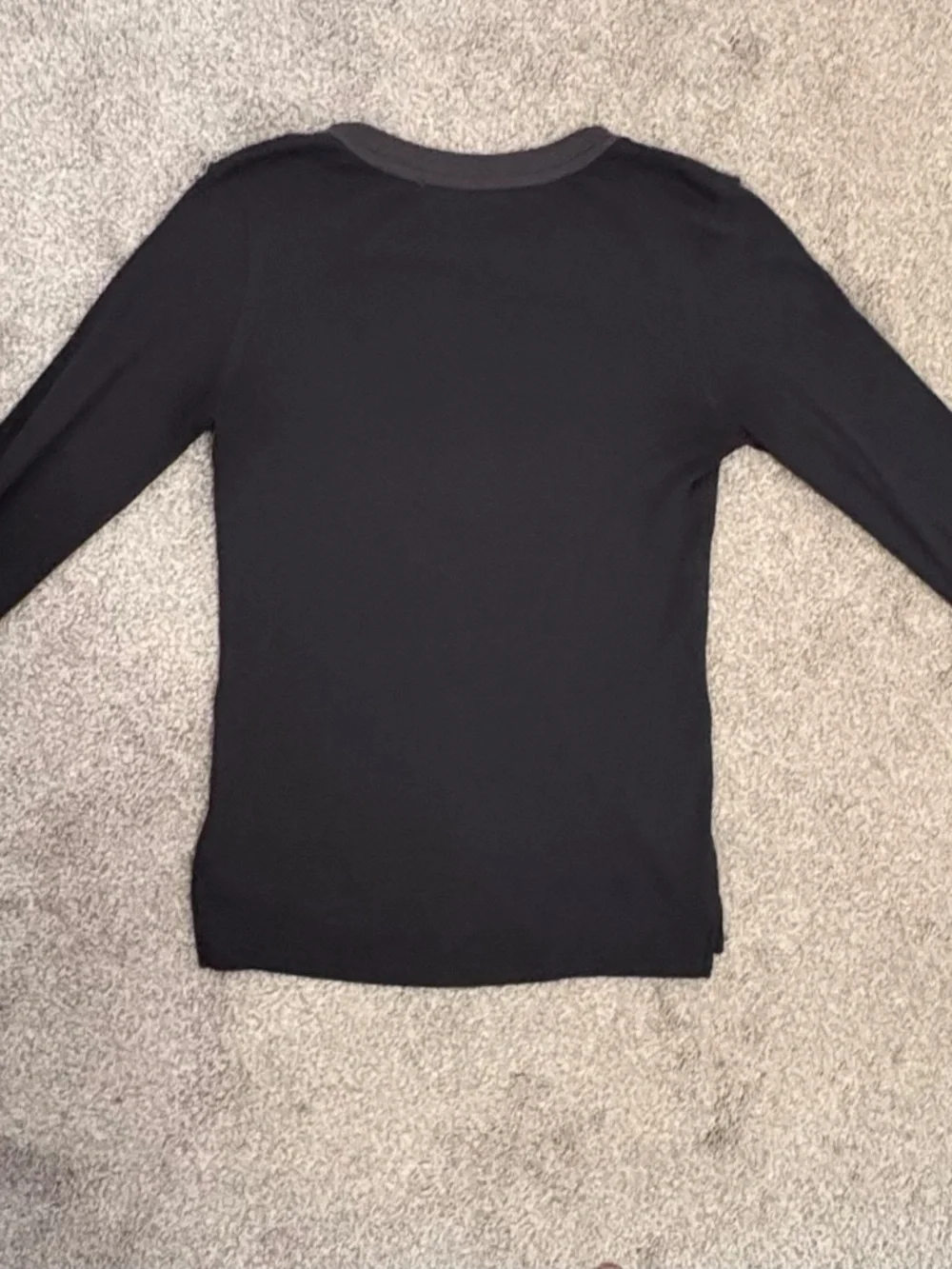 Free People Henley Small Black with Decorated Cuffs